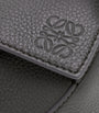 LOEWE Grey Mini Leather Puzzle Edge Top-Handle Bag