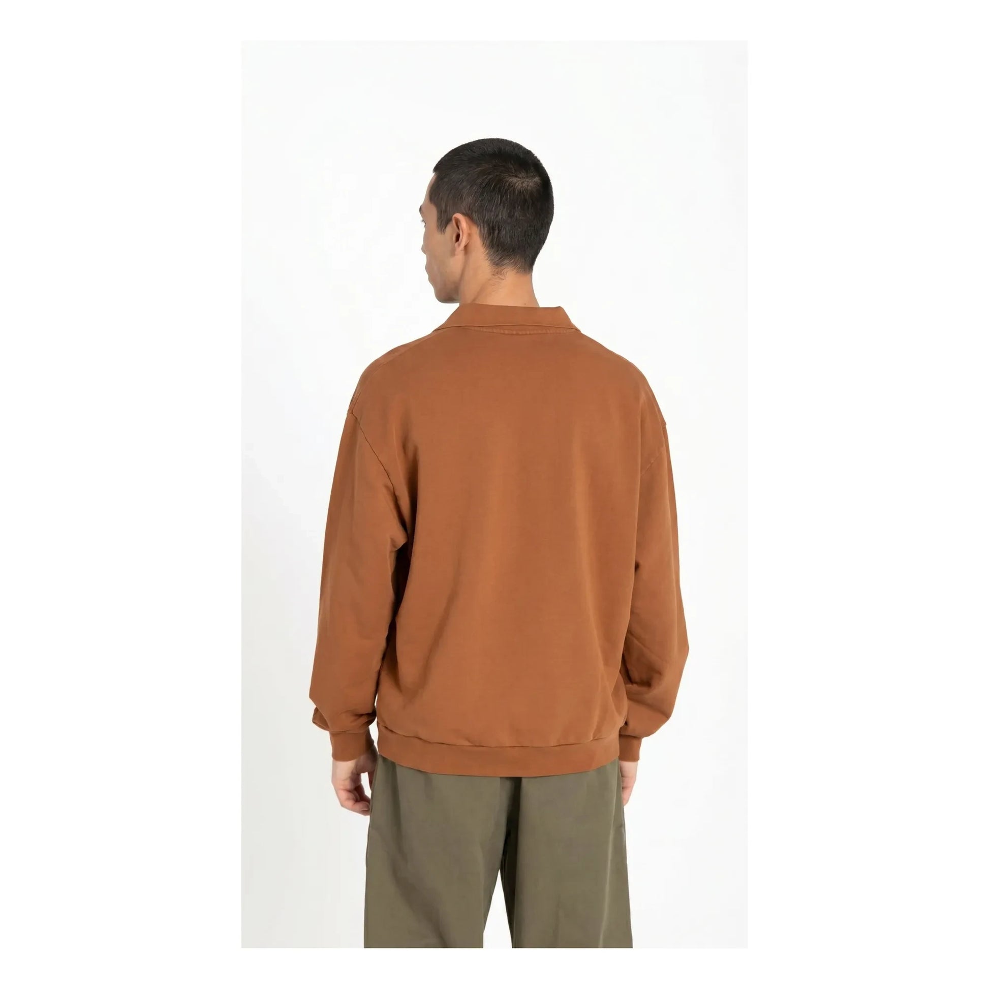 Smallable Man - Bob Polo neck sweatshirt | Caramel