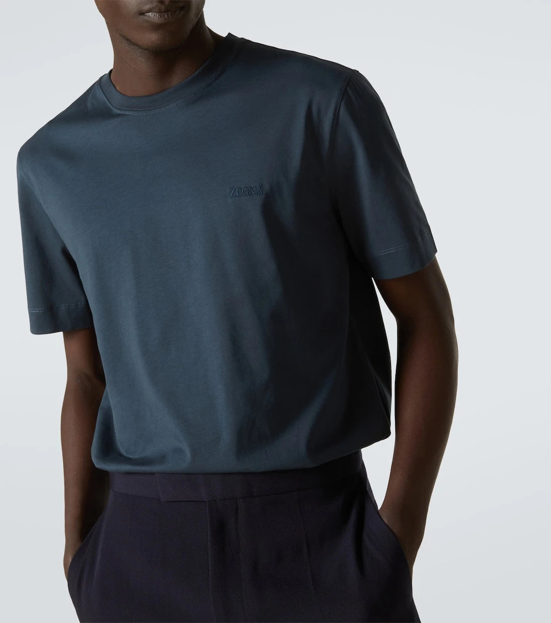 Zegna - Logo cotton T-shirt