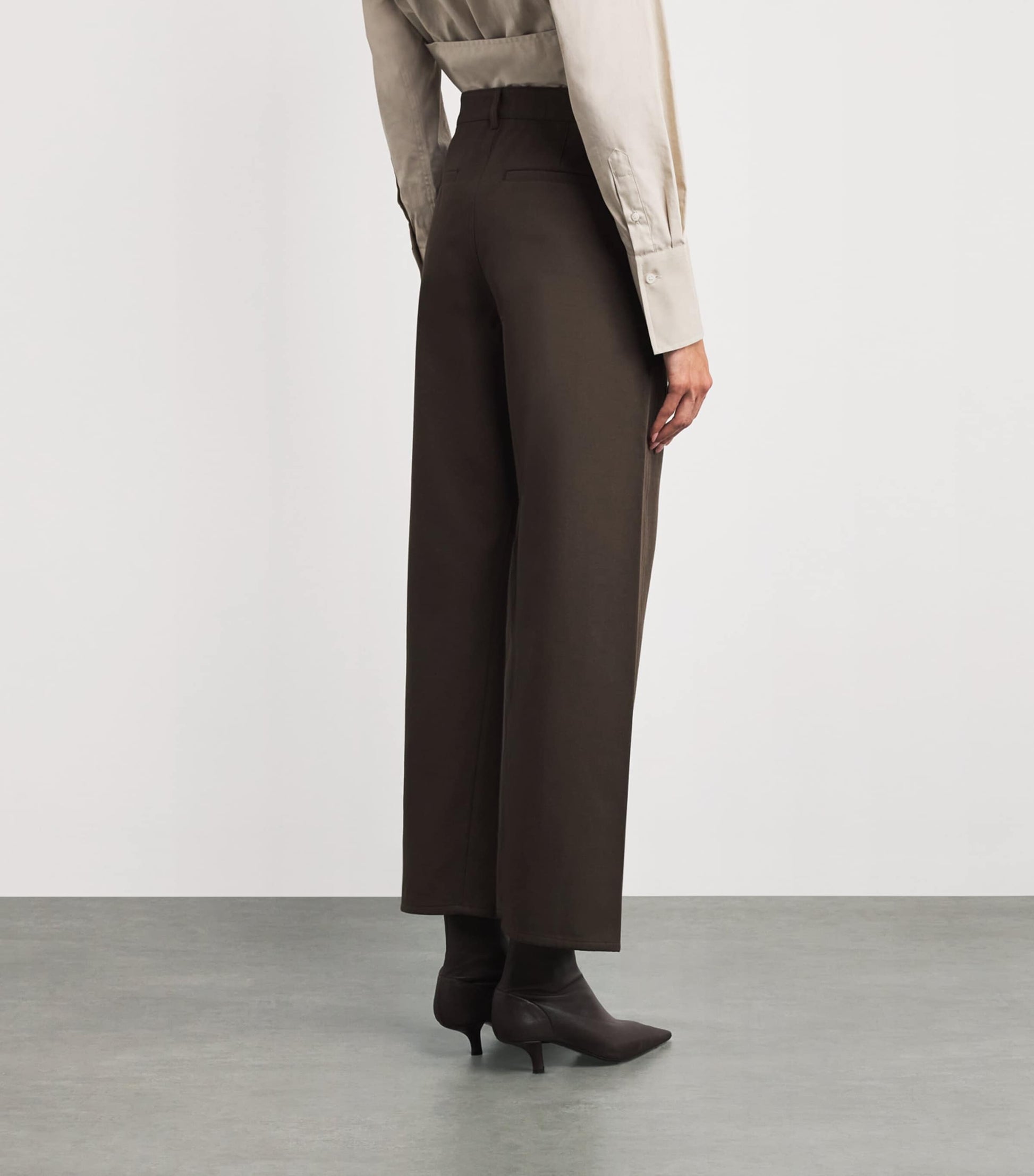 Toteme Brown Organic Cotton Twisted Jeans