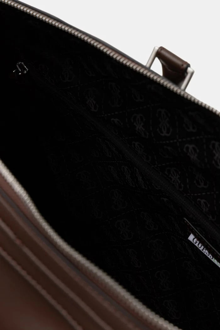 Guess erkek suni deri seyahat çantası MILANO