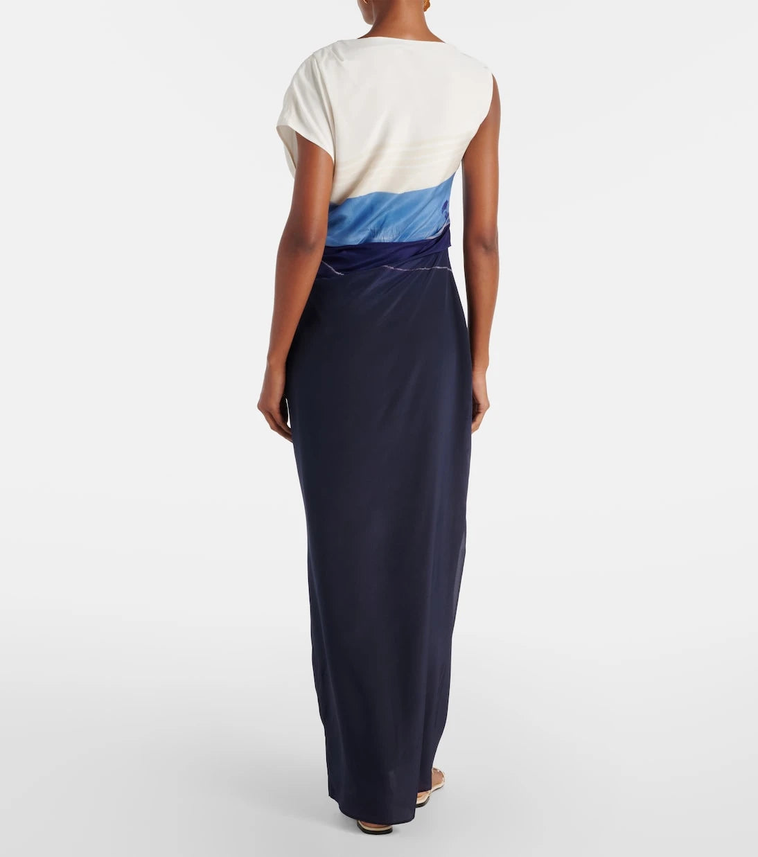SIR - Mariner printed silk maxi dress