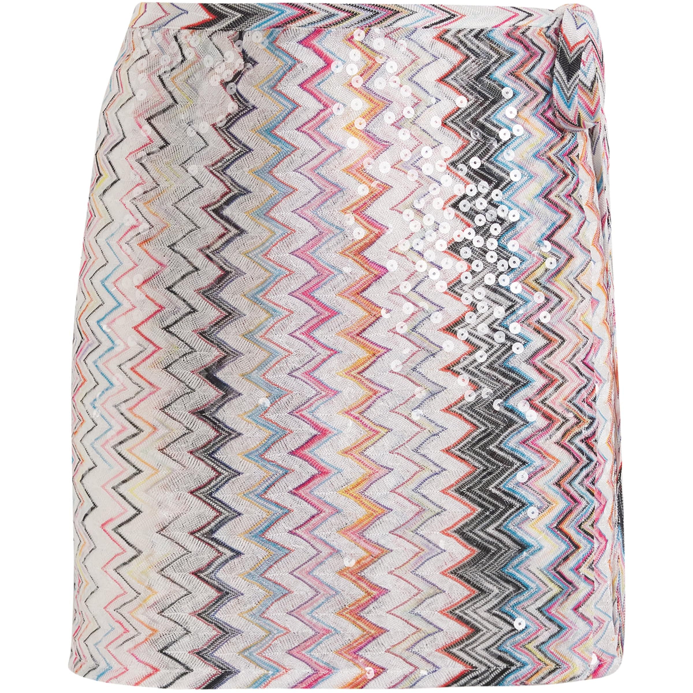 Missoni Multi Sequin Side-Tie Mini Skirt