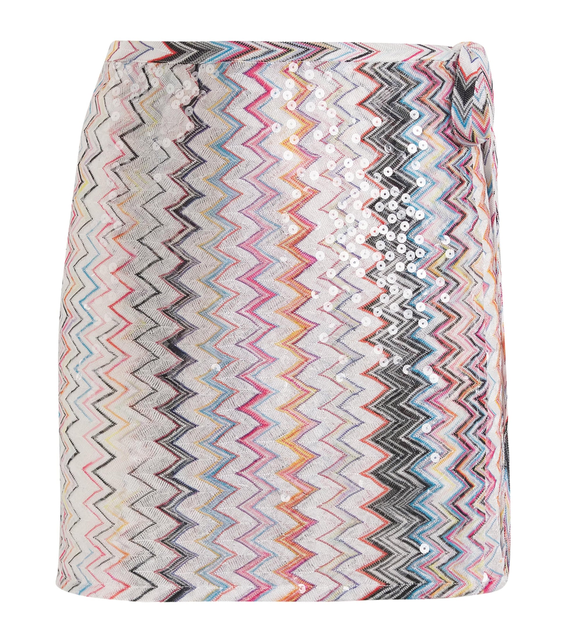 Missoni Multi Sequin Side-Tie Mini Skirt