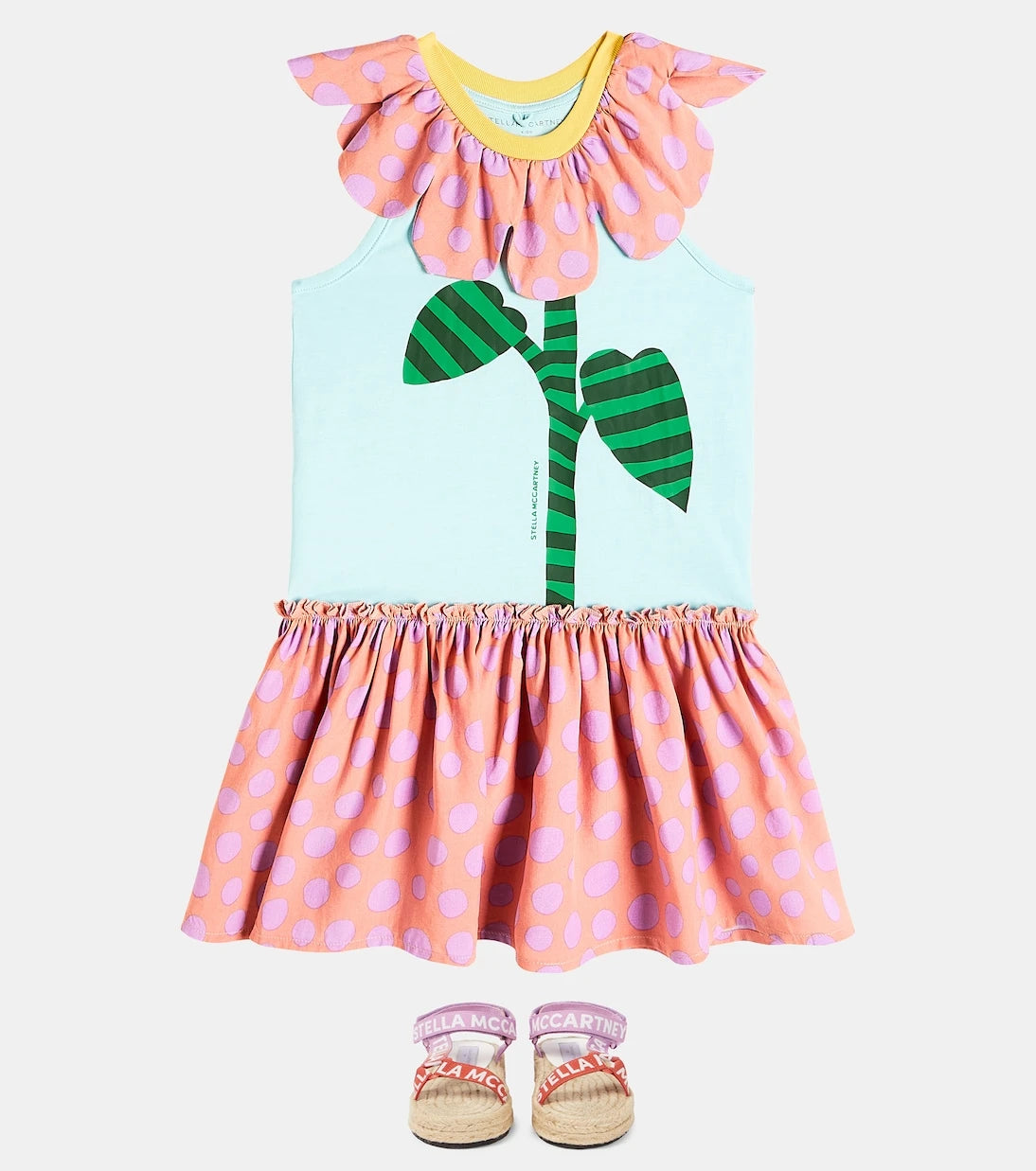 Stella McCartney Kids - Printed cotton jersey dress