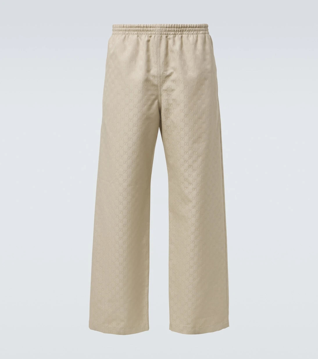 Gucci - GG cotton canvas straight pants