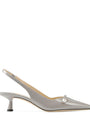 Jimmy Choo Amita 45 Leather Slingback Pumps