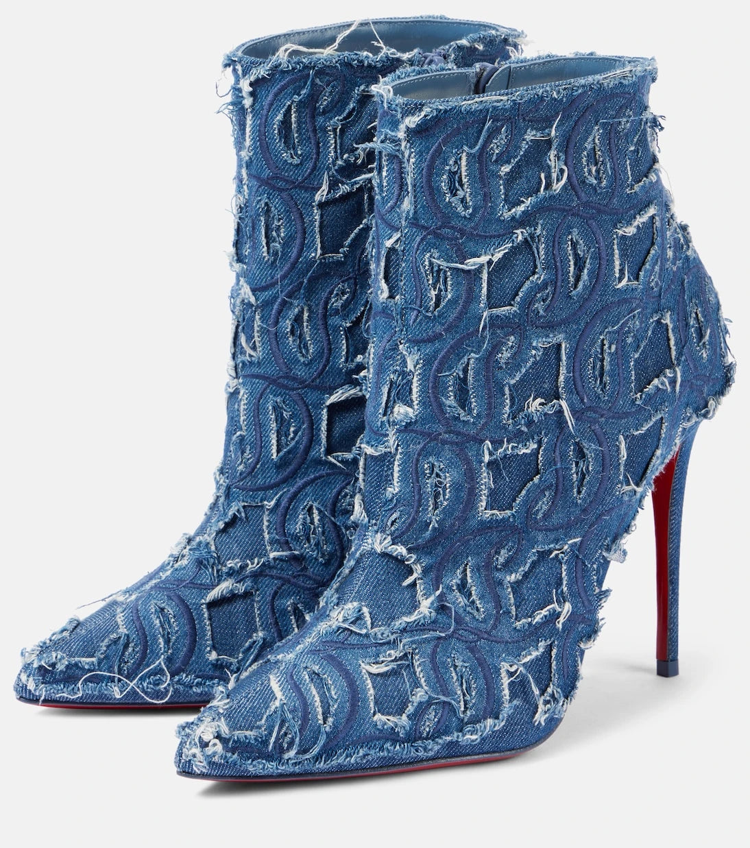Christian Louboutin - So Kate 100 denim pumps