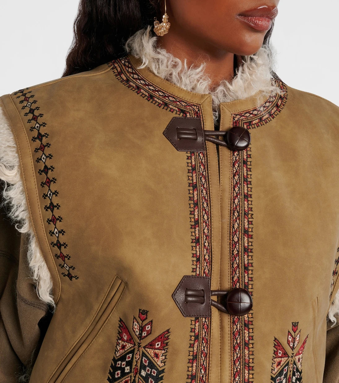 Marant Etoile - Clemencia embroidered vest