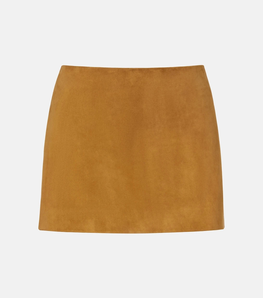 Khaite - Jett suede miniskirt