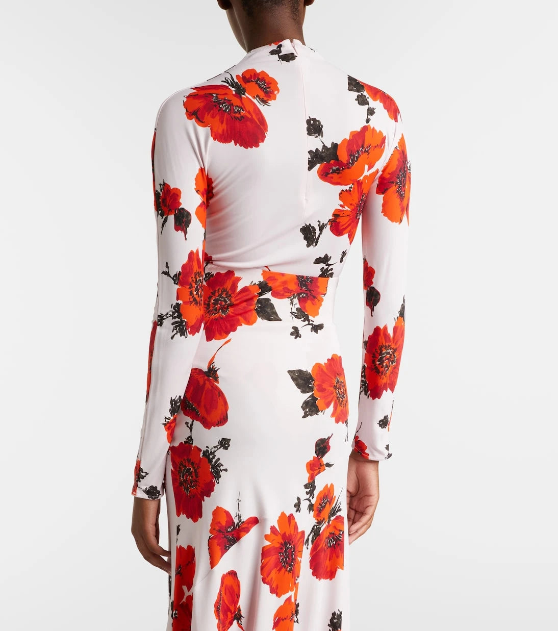 Alaïa - Floral jersey bodysuit