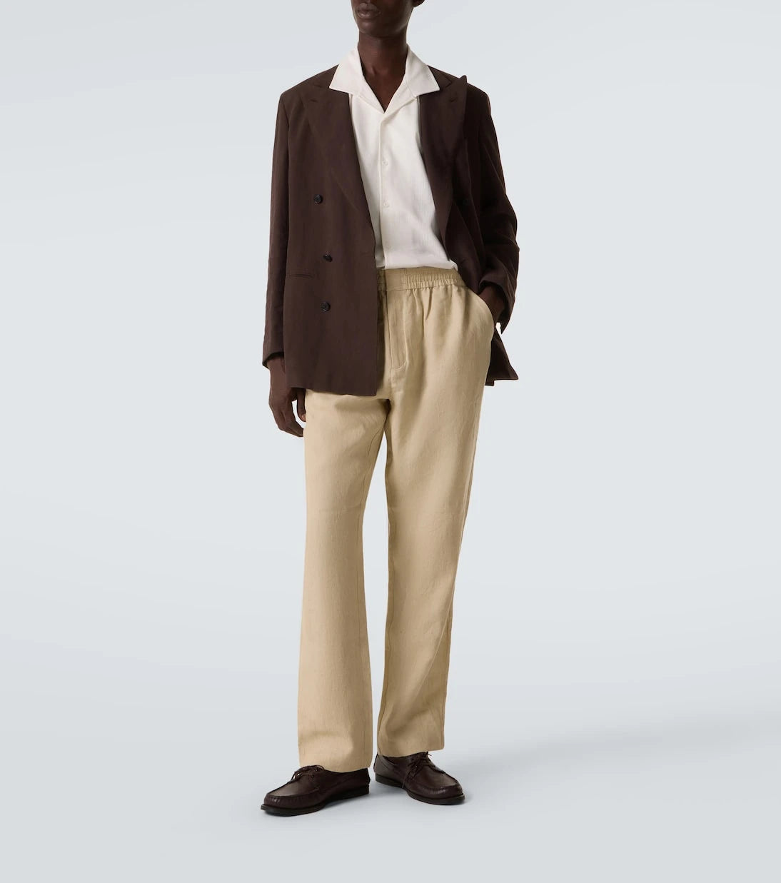 Sunspel - Linen straight pants