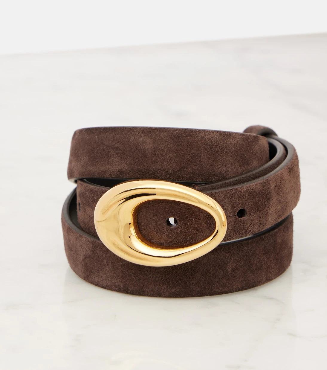 Khaite - Olivia suede belt