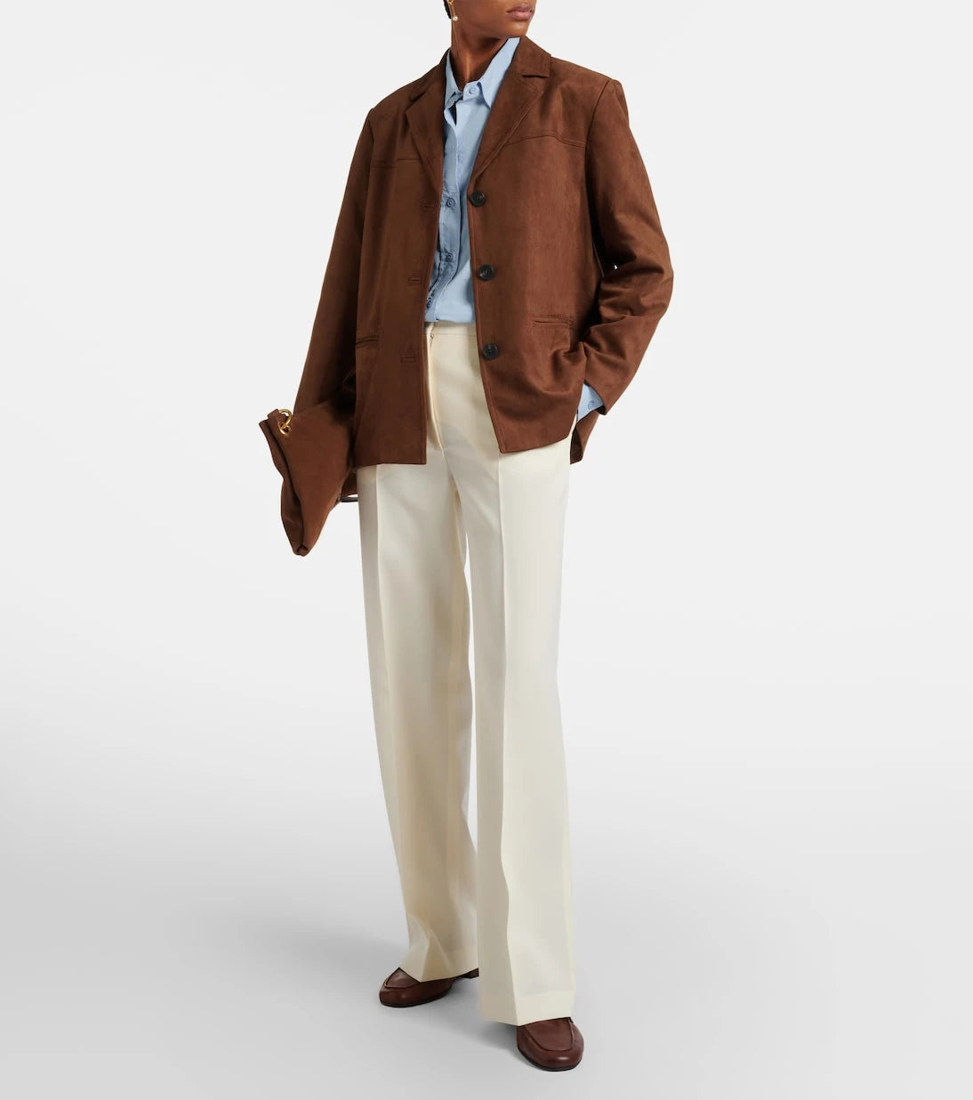 Fforme - Agel wool wide-leg pants