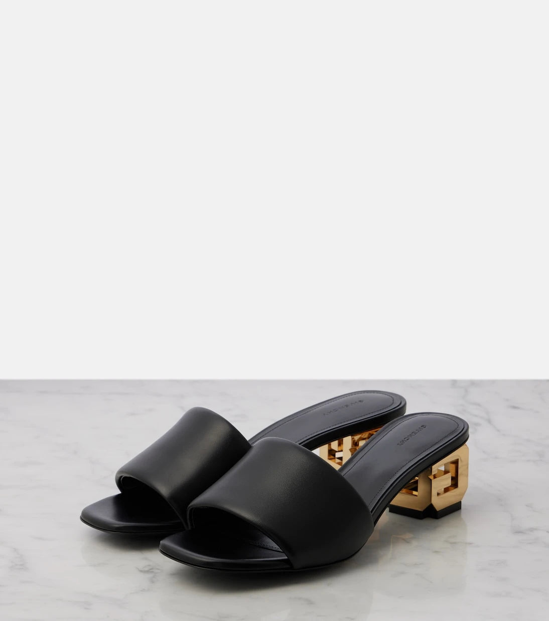 Givenchy - G Cube leather mules