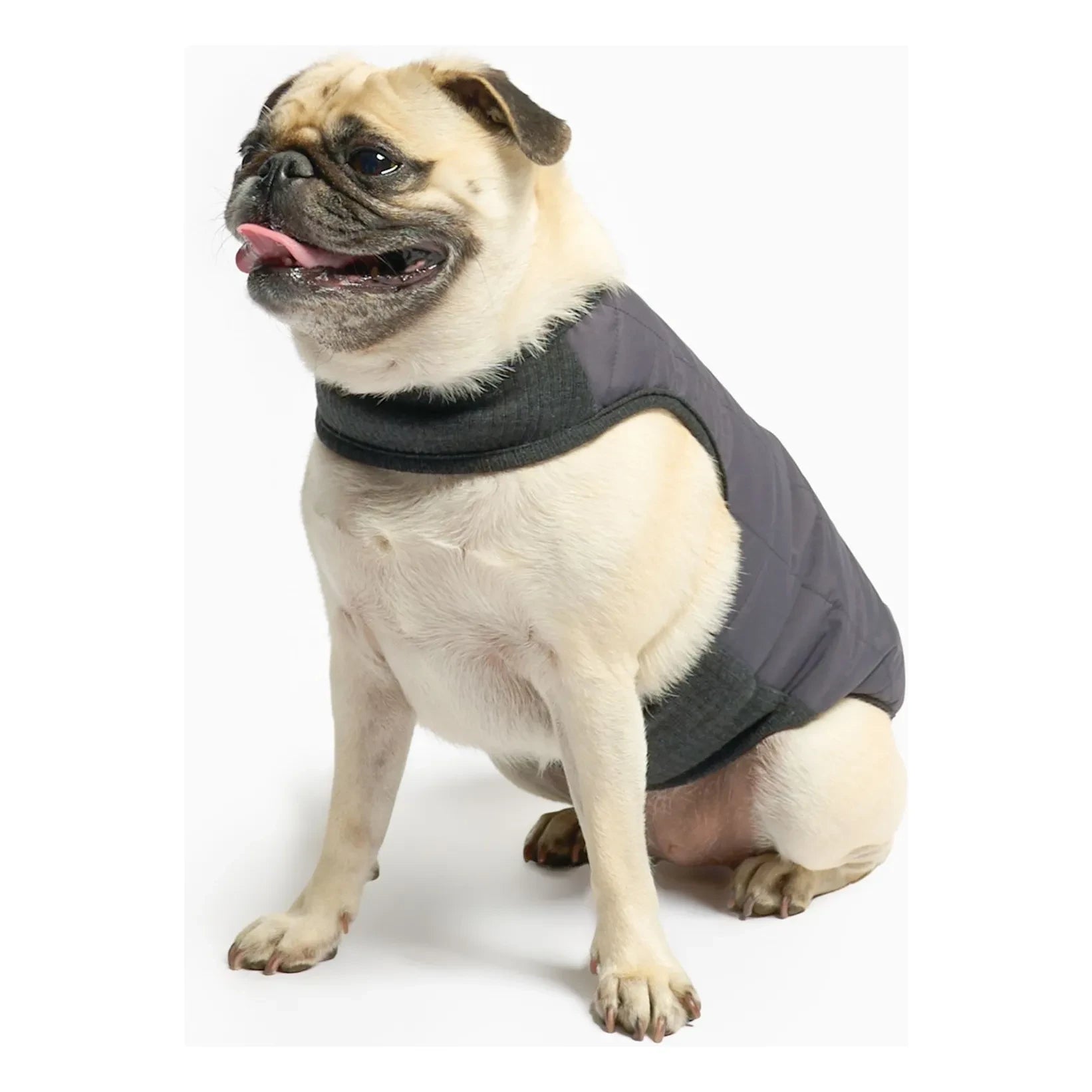 The Furry Folks - Reversible down jacket | Black