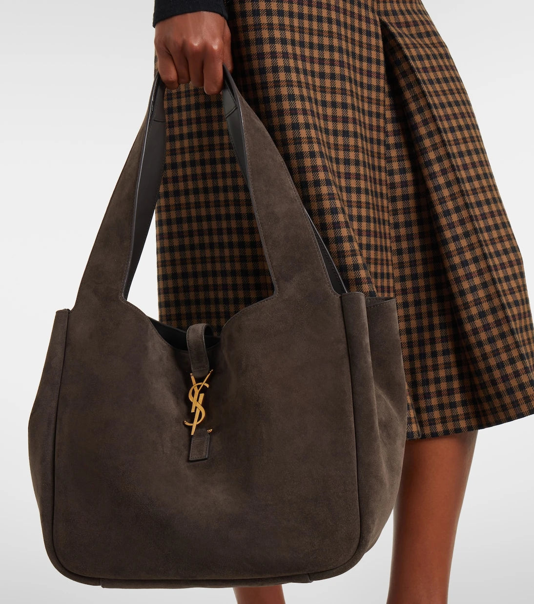 Saint Laurent - Le 5 à 7 Bea suede tote bag