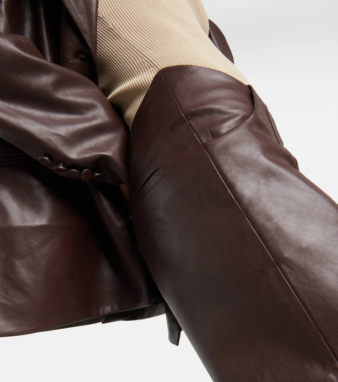 Aya Muse - Low-rise wide-leg pants