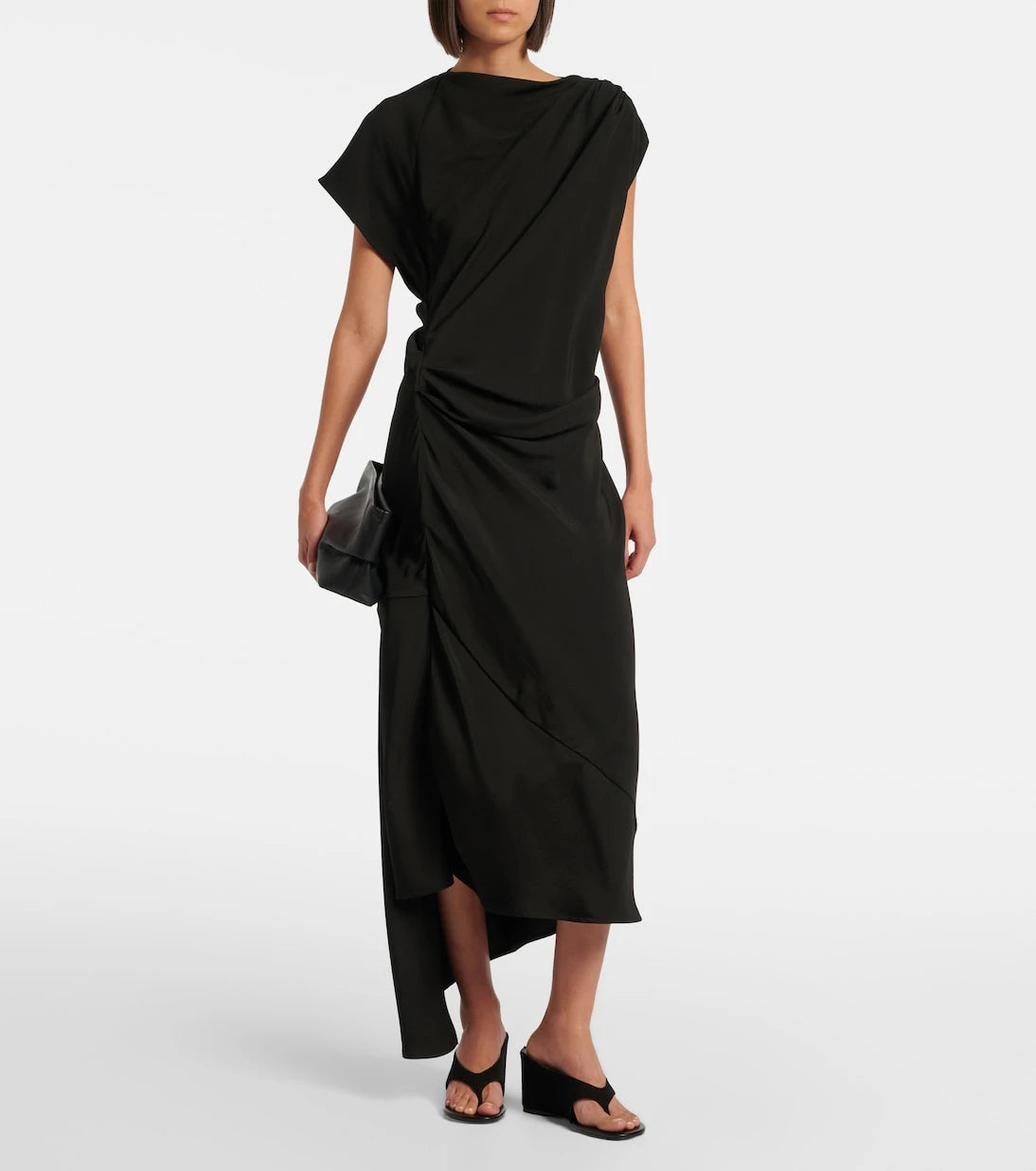 JUDE - Yaga leather wedge thong sandals