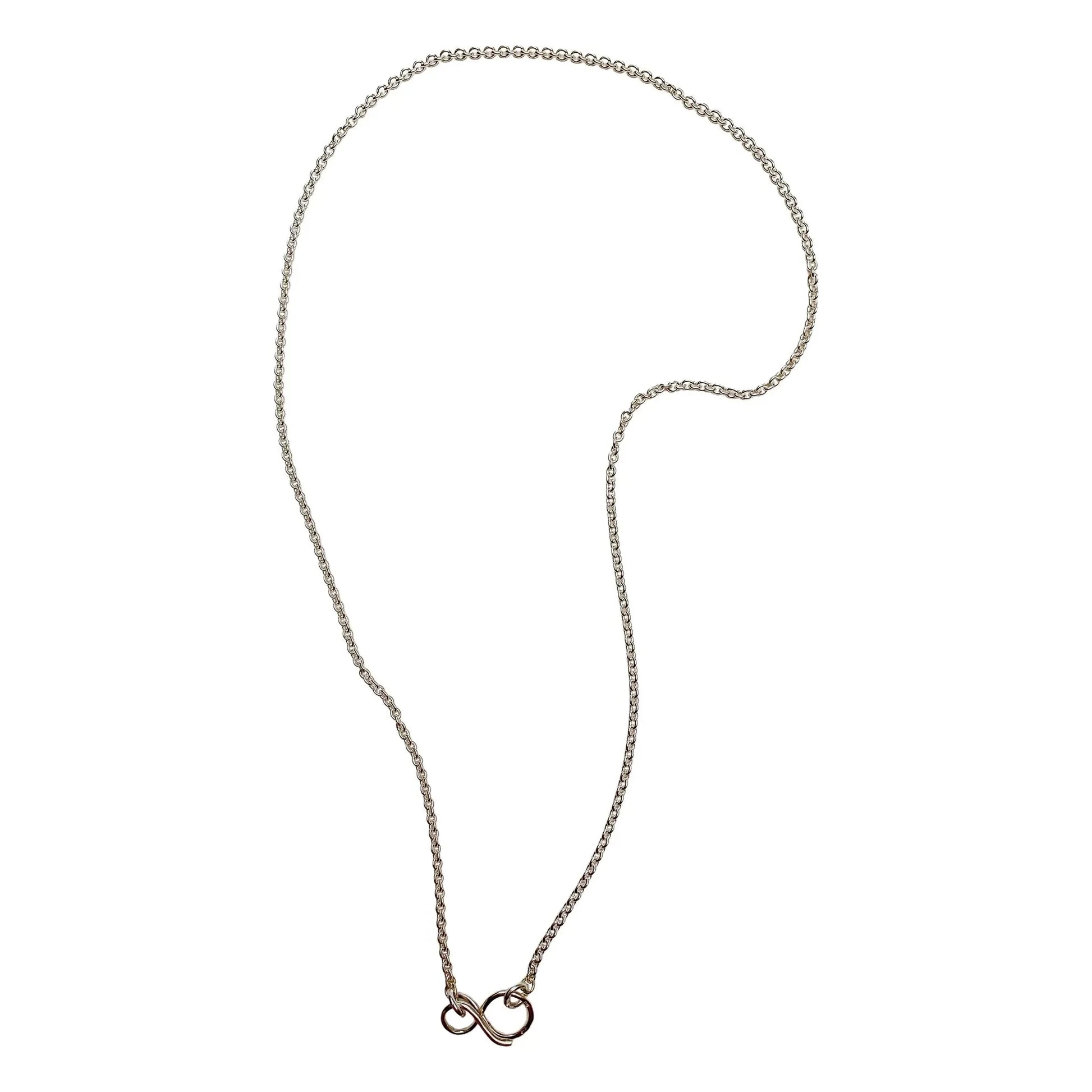 LAH - Mini Infini Long Necklace | Silver