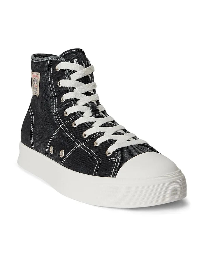 Polo Ralph Lauren Ayers Mid Yüksek Nubuk Erkek Sneaker