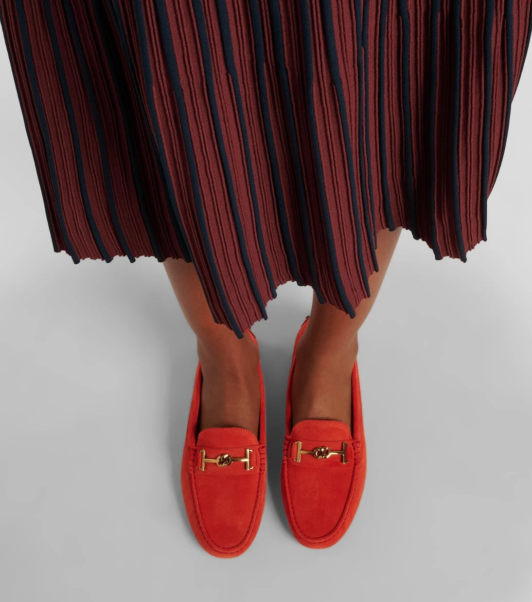 Tod's - T-Ring suede loafers