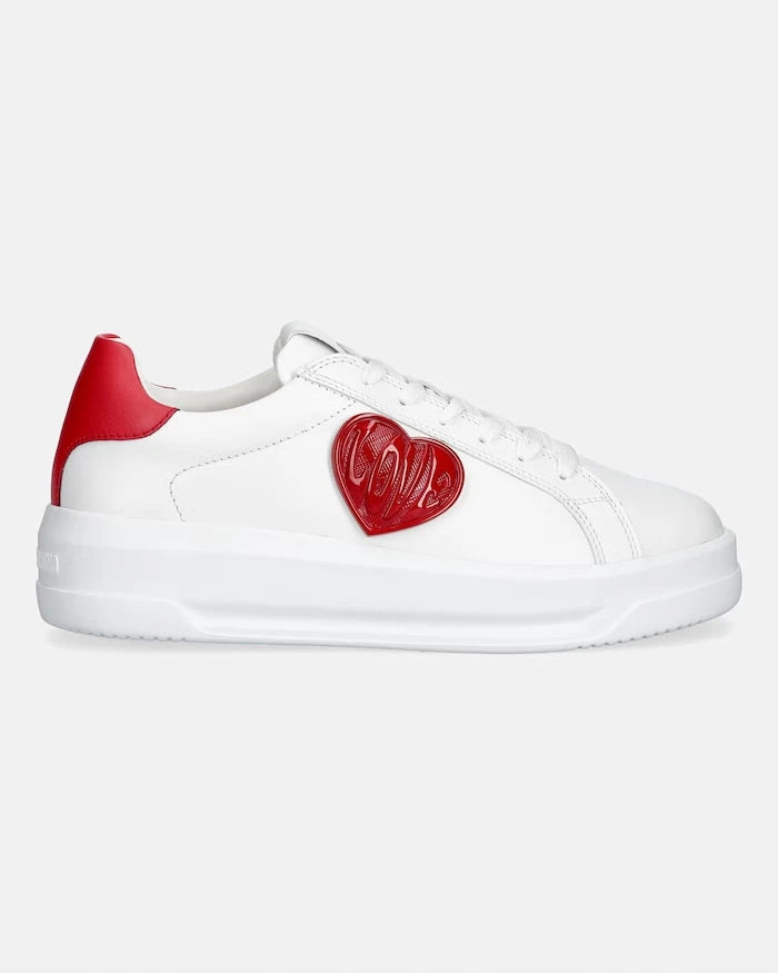 Love Moschino kadın deri spor ayakkabı