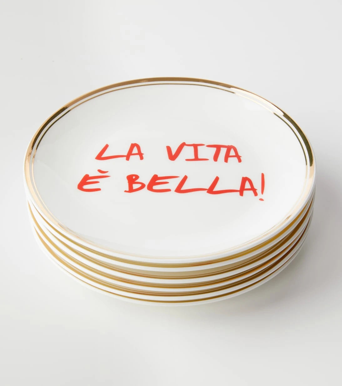 Bitossi - La Vita È Bella set of 6 plates