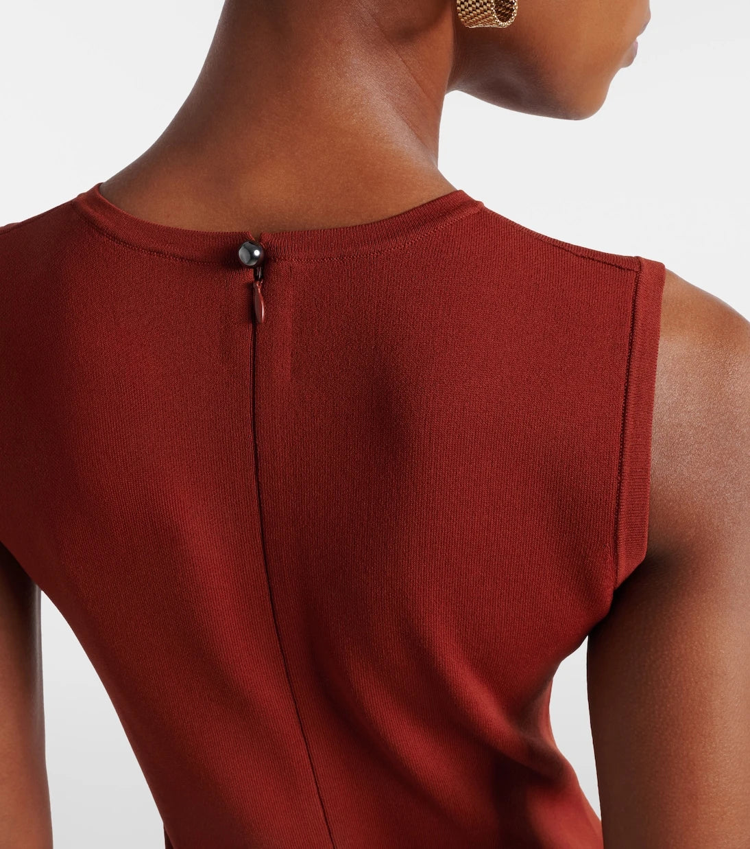 Max Mara - Jersey midi dress