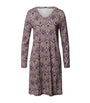 Multi Cotton-Blend Damask Nightdress