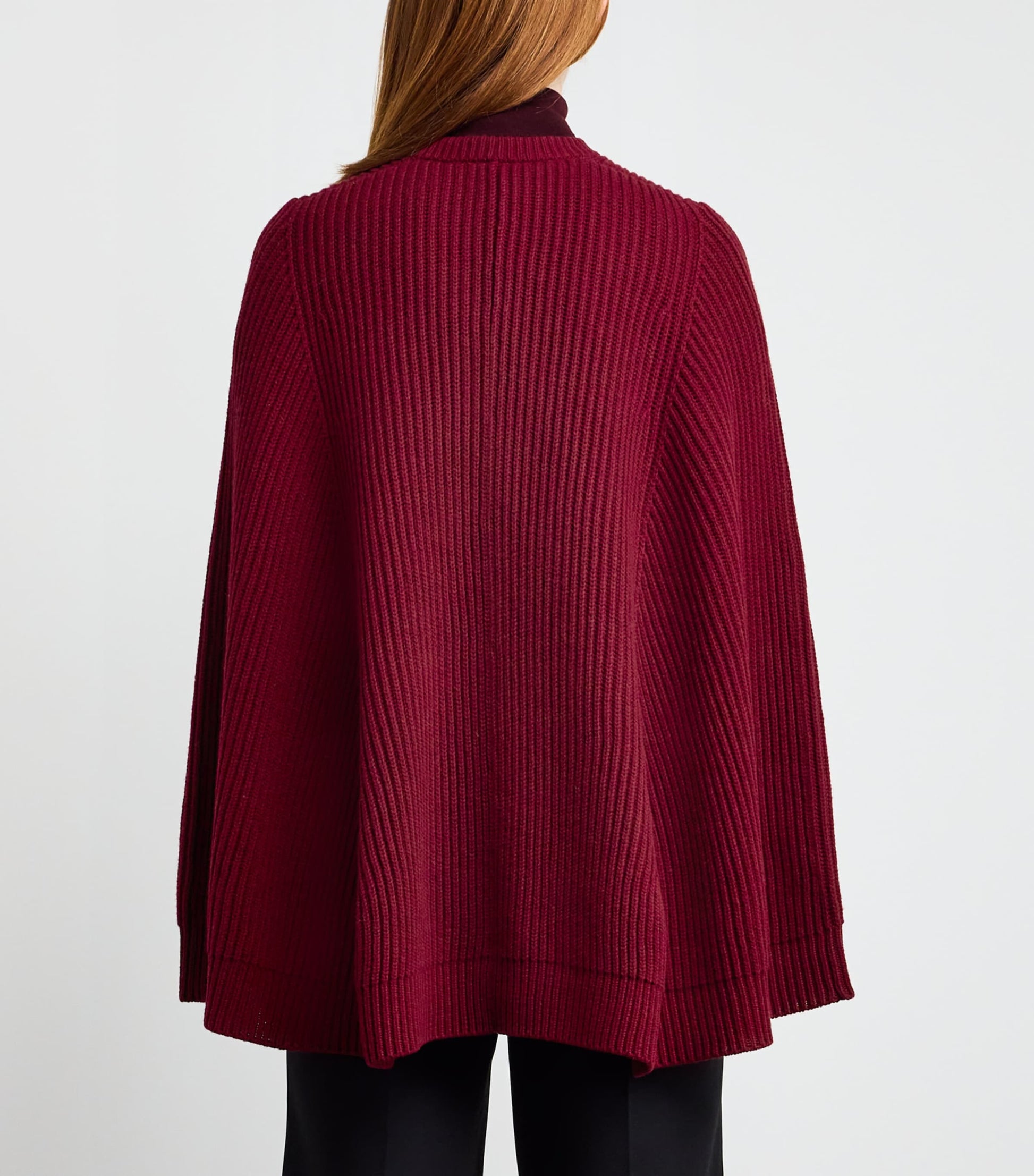 Red Wool-Cashmere Mini Dress