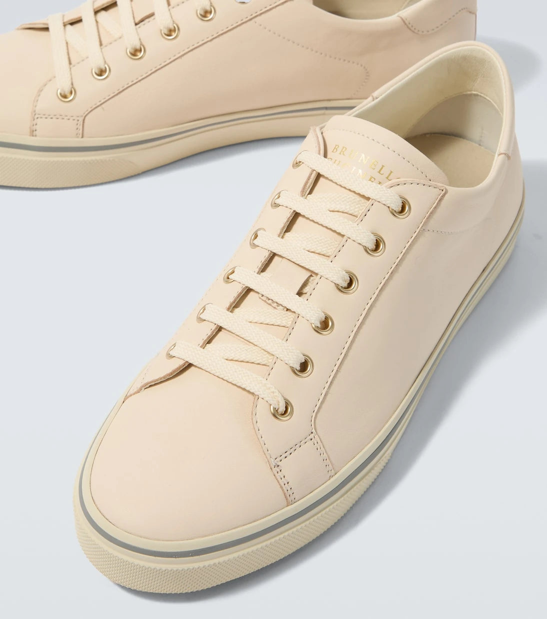 Brunello Cucinelli - Leather sneakers