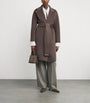Joseph Brown Wool-Cashmere Costa Coat
