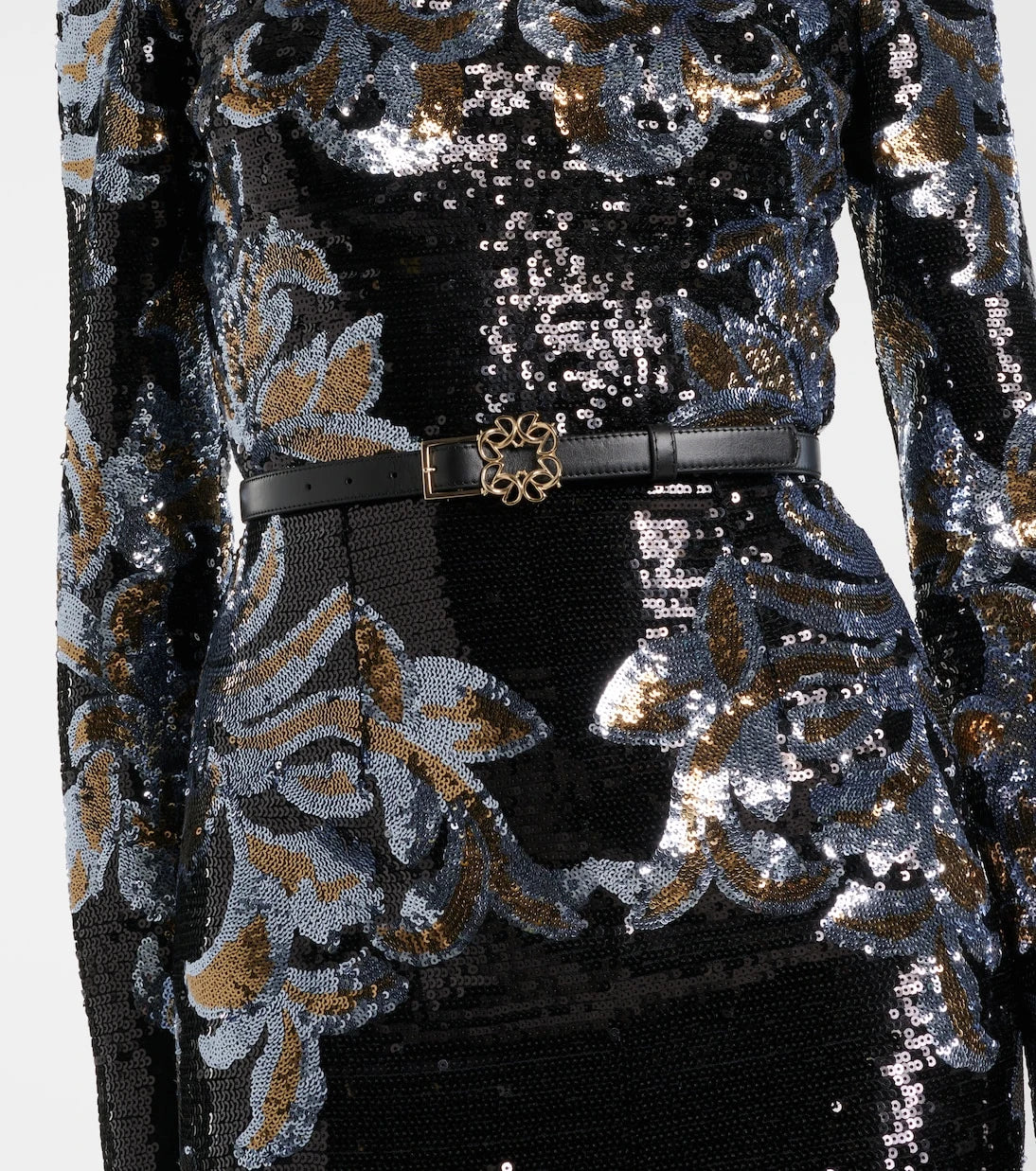Elie Saab - Printed sequined gown