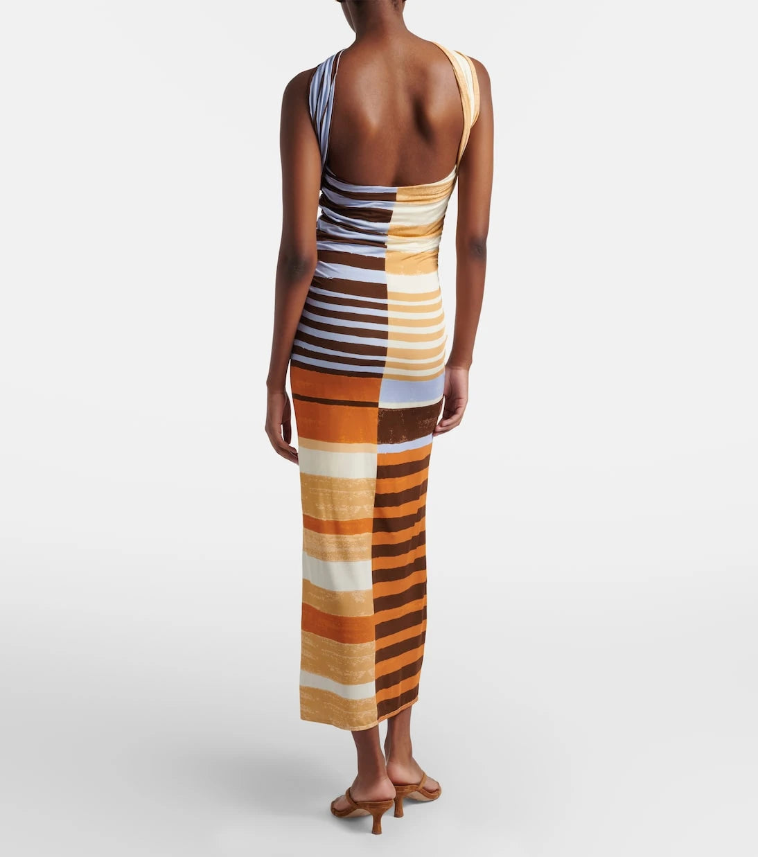 Cala de la Cruz - Ornella striped midi dress