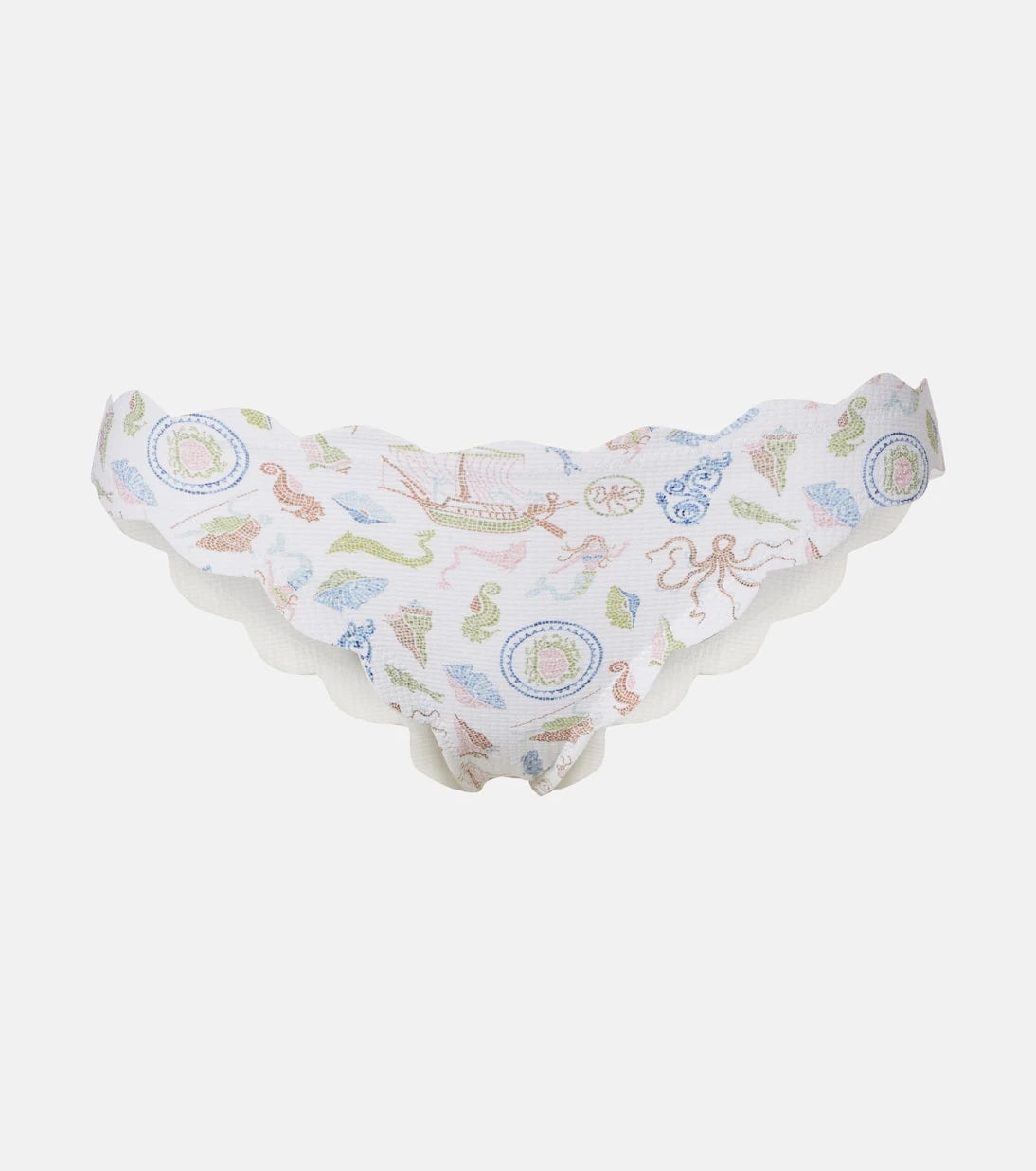 Marysia - Antibes scalloped bikini bottoms