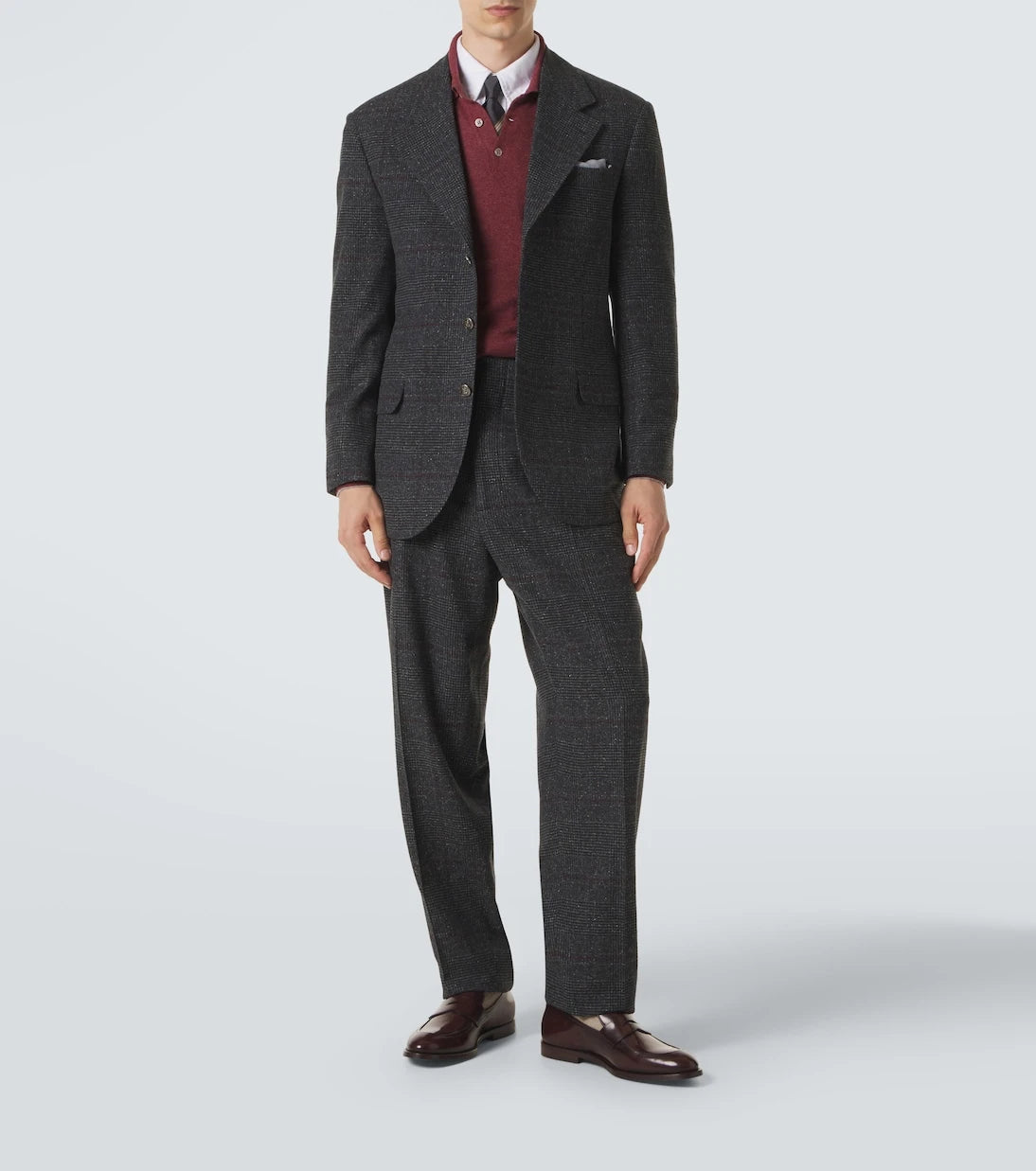 Brunello Cucinelli - Leather penny loafers