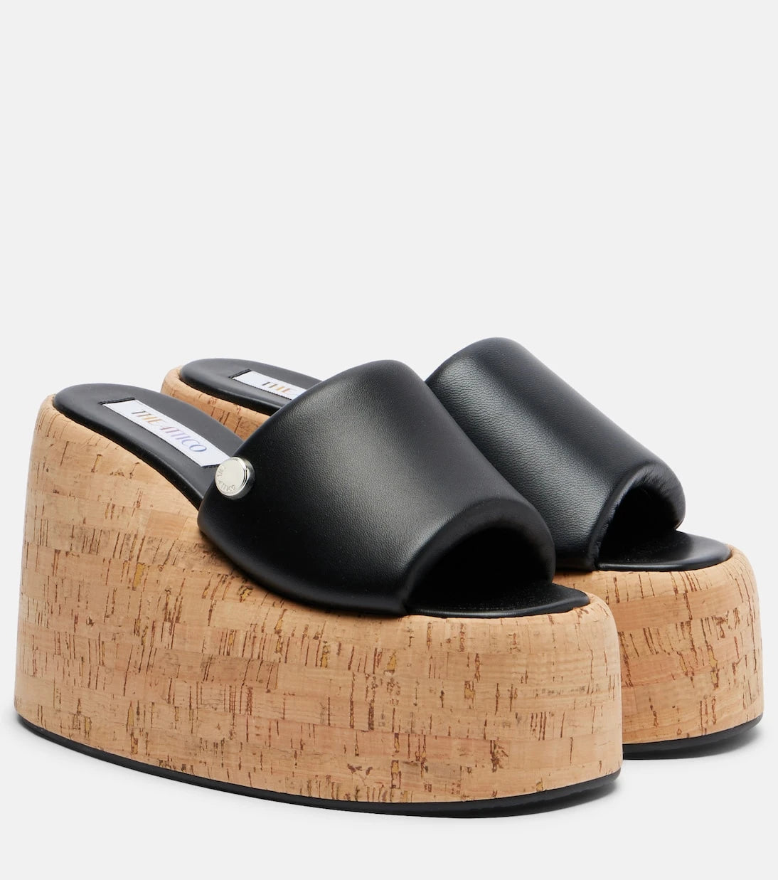 The Attico - Mochi leather platform slides