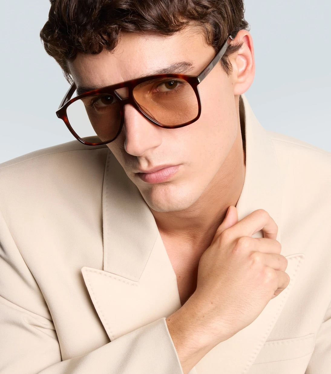 Saint Laurent - نظارة شمسية SL 596 Dune بتصميم أفياتور