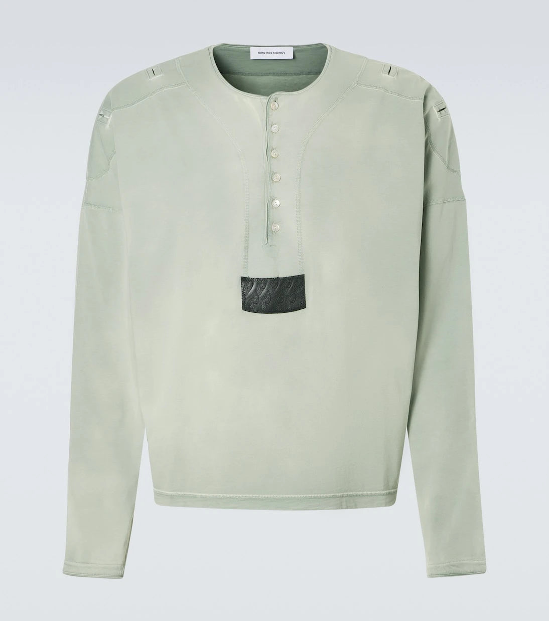 Kiko Kostadinov - Sargo cotton Henley shirt