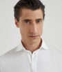 Brunello Cucinelli Cotton Long-Sleeve Polo Shirt