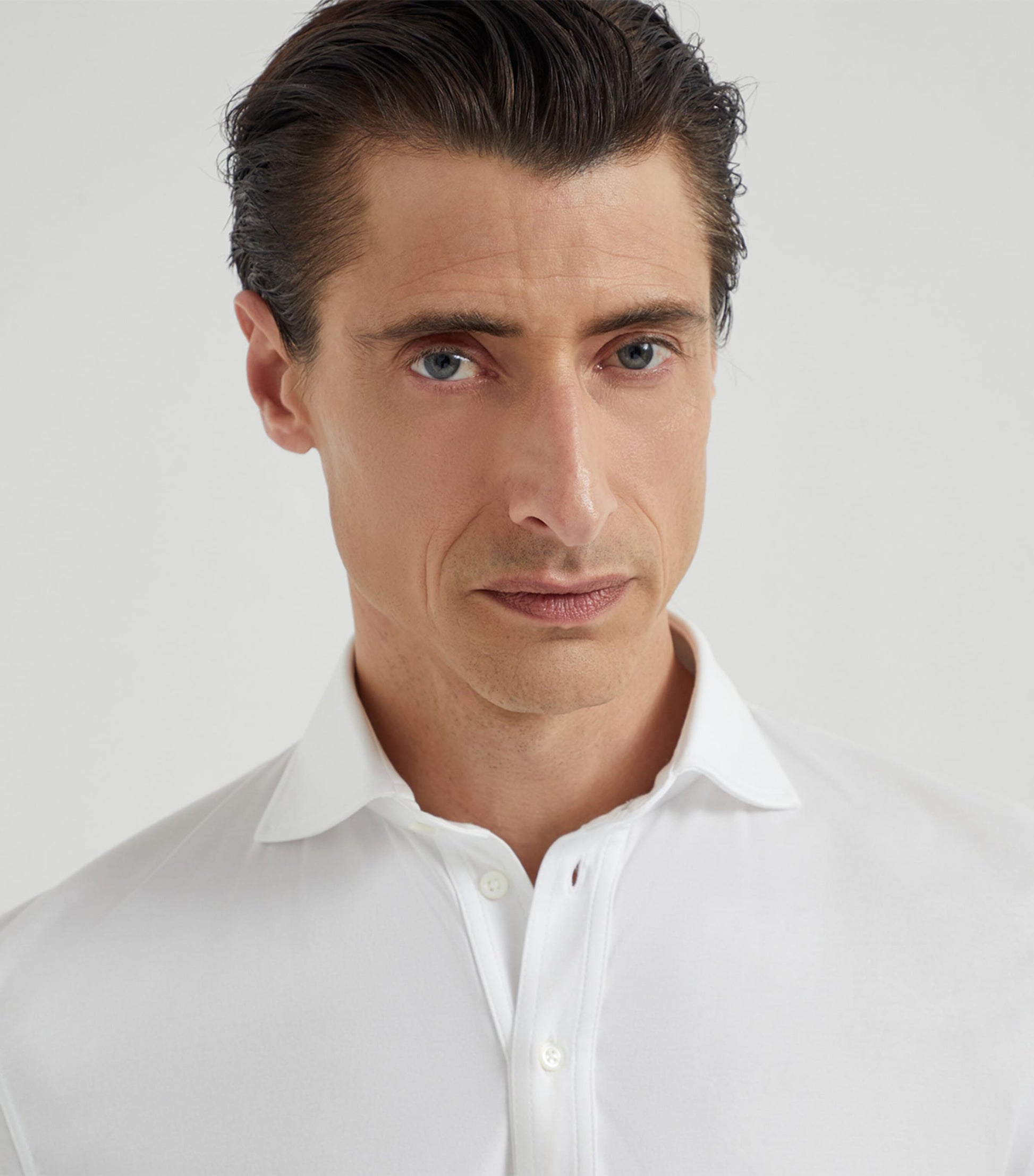 Brunello Cucinelli Cotton Long-Sleeve Polo Shirt