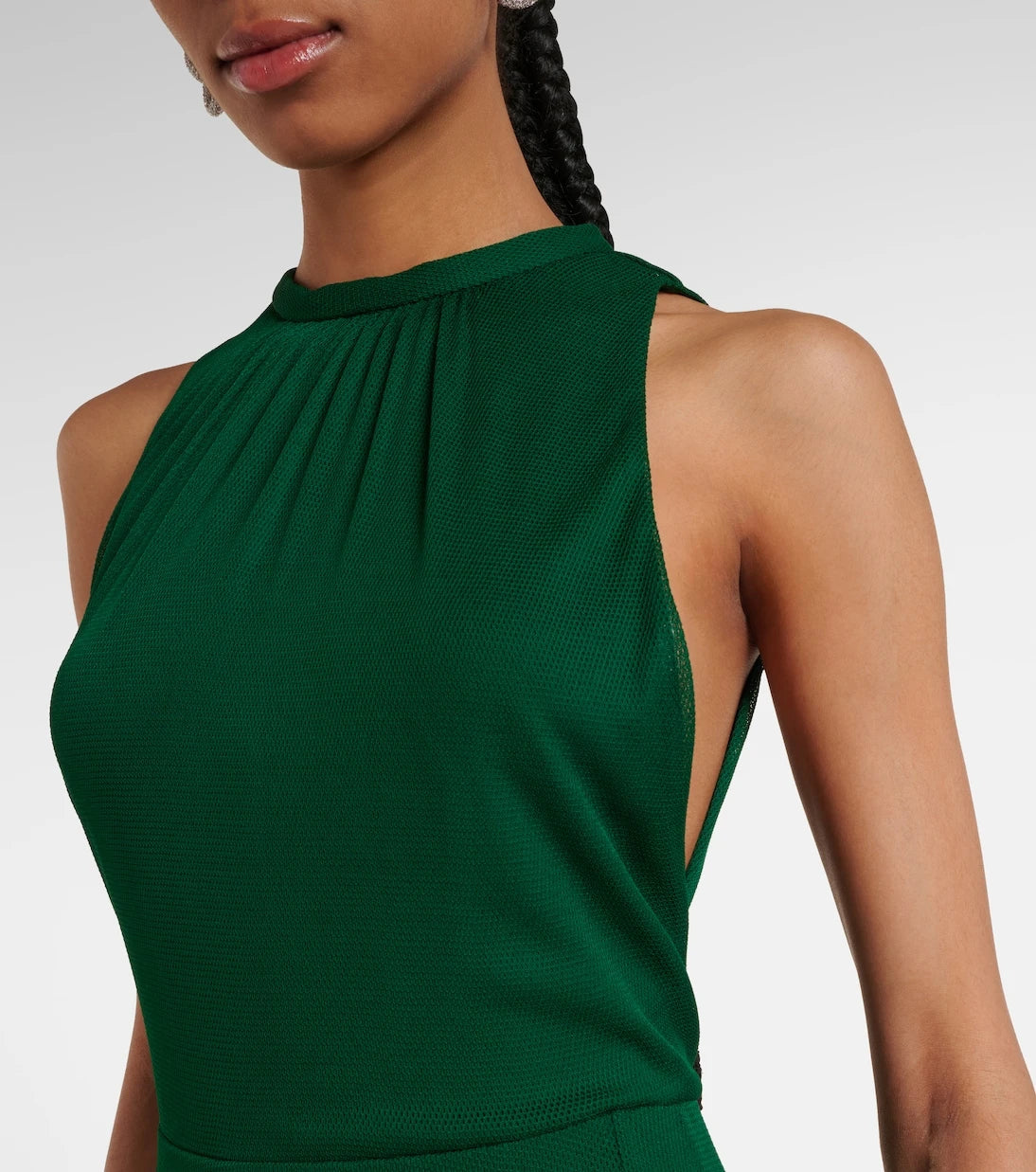 Max Mara - Carnet mesh jersey maxi dress