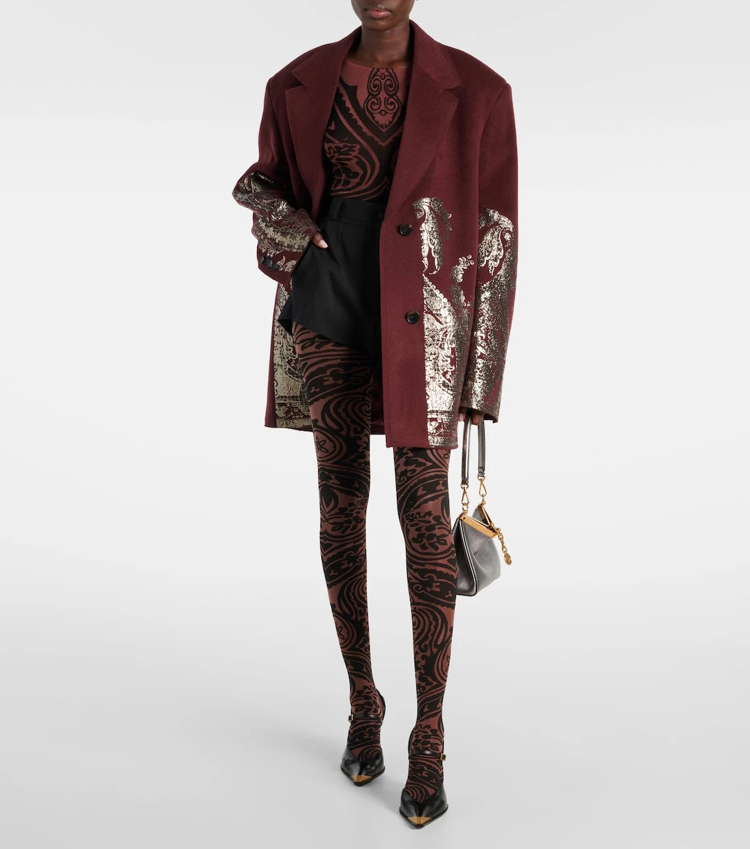 Wolford - x Etro Tattoo paisley bodysuit