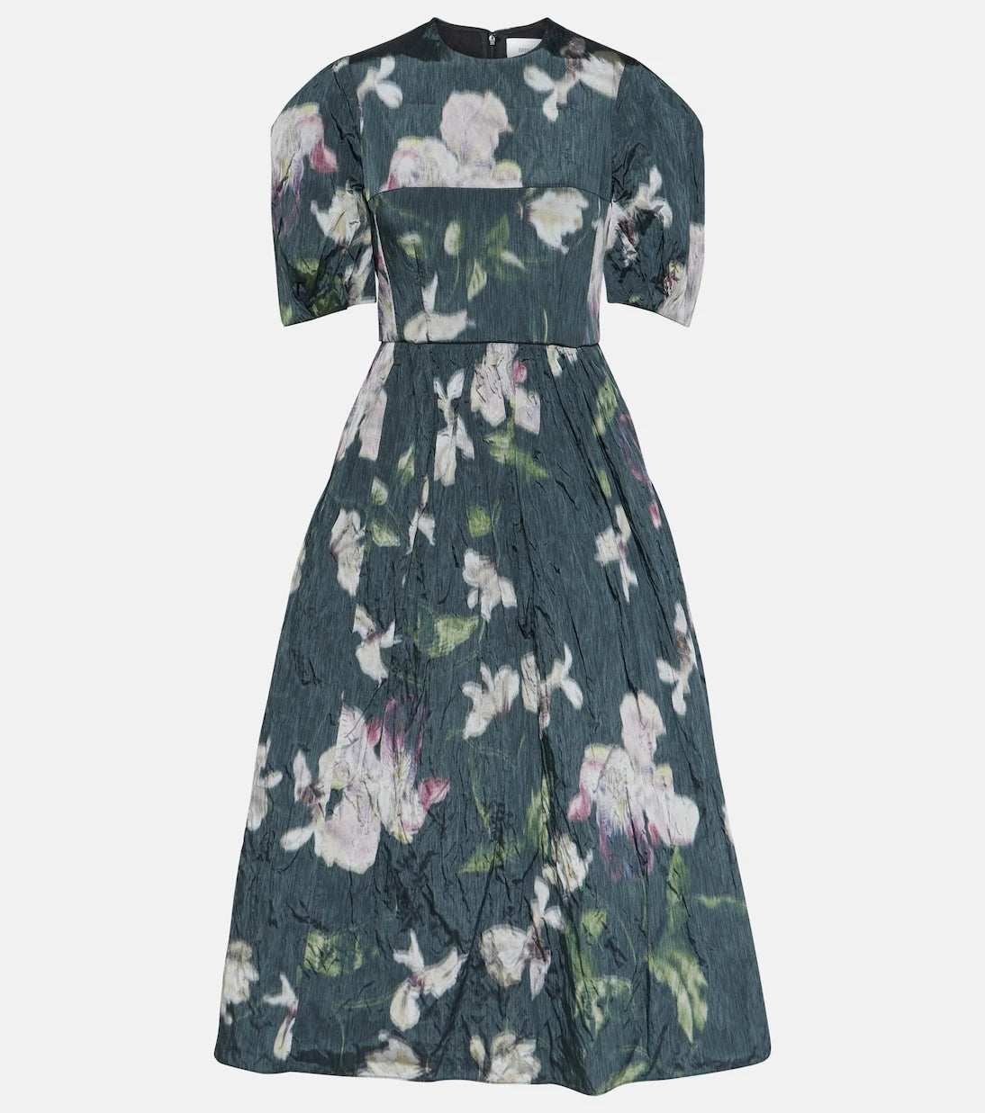Erdem - Floral taffeta midi dress
