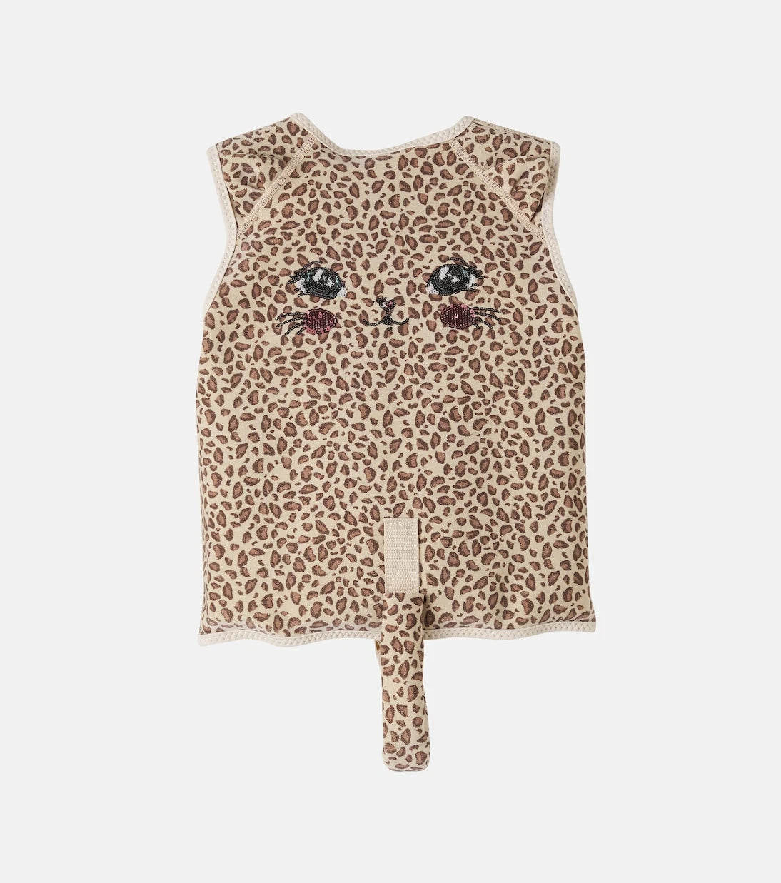 Konges Sløjd - Kitty leopard-print embellished swim vest