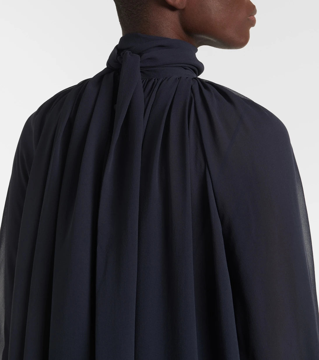 Chloé - Gathered silk georgette maxi dress