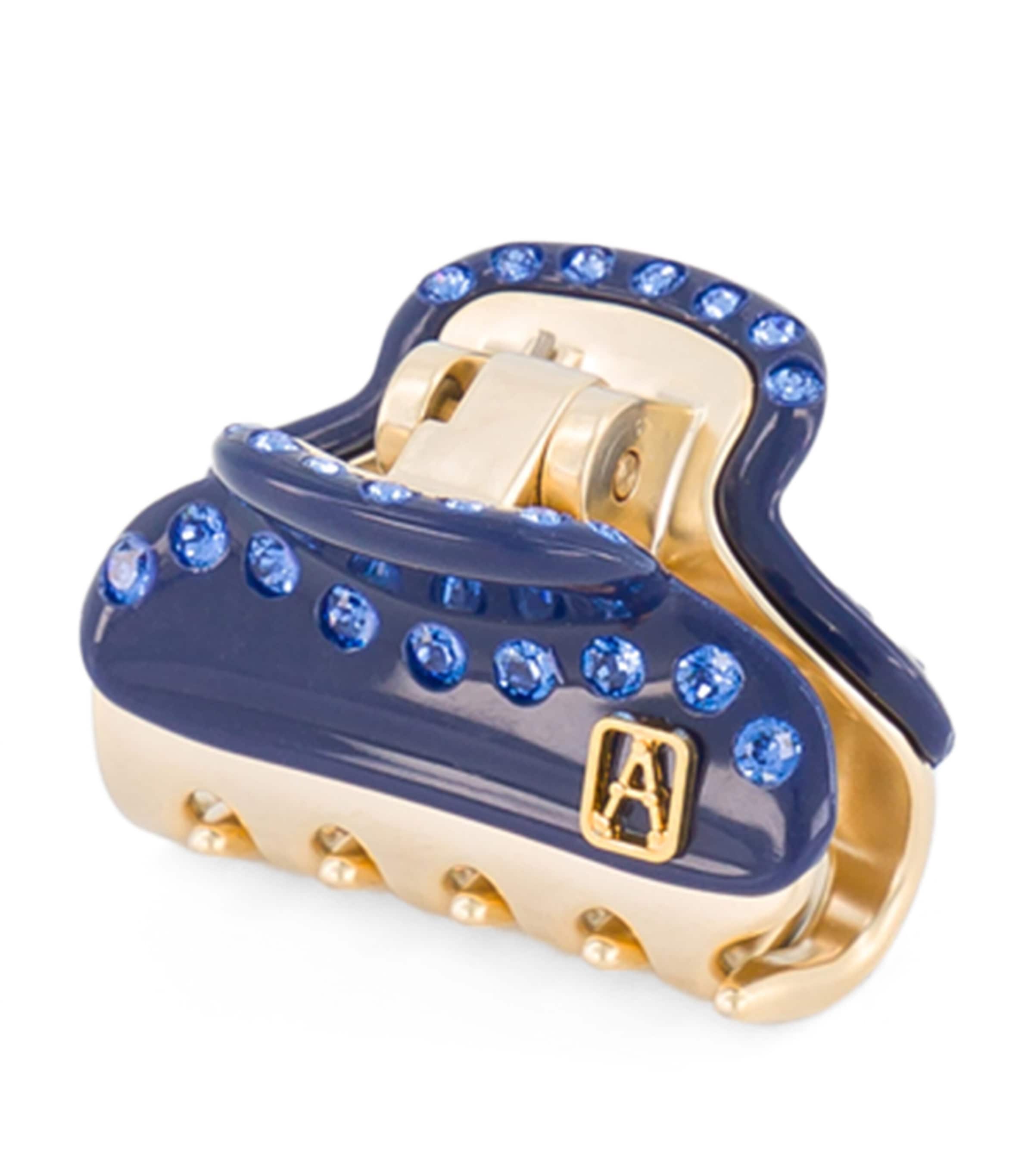 Alexandre de Paris Gold-Plated Crystal-Embellished Claw Hair Clip