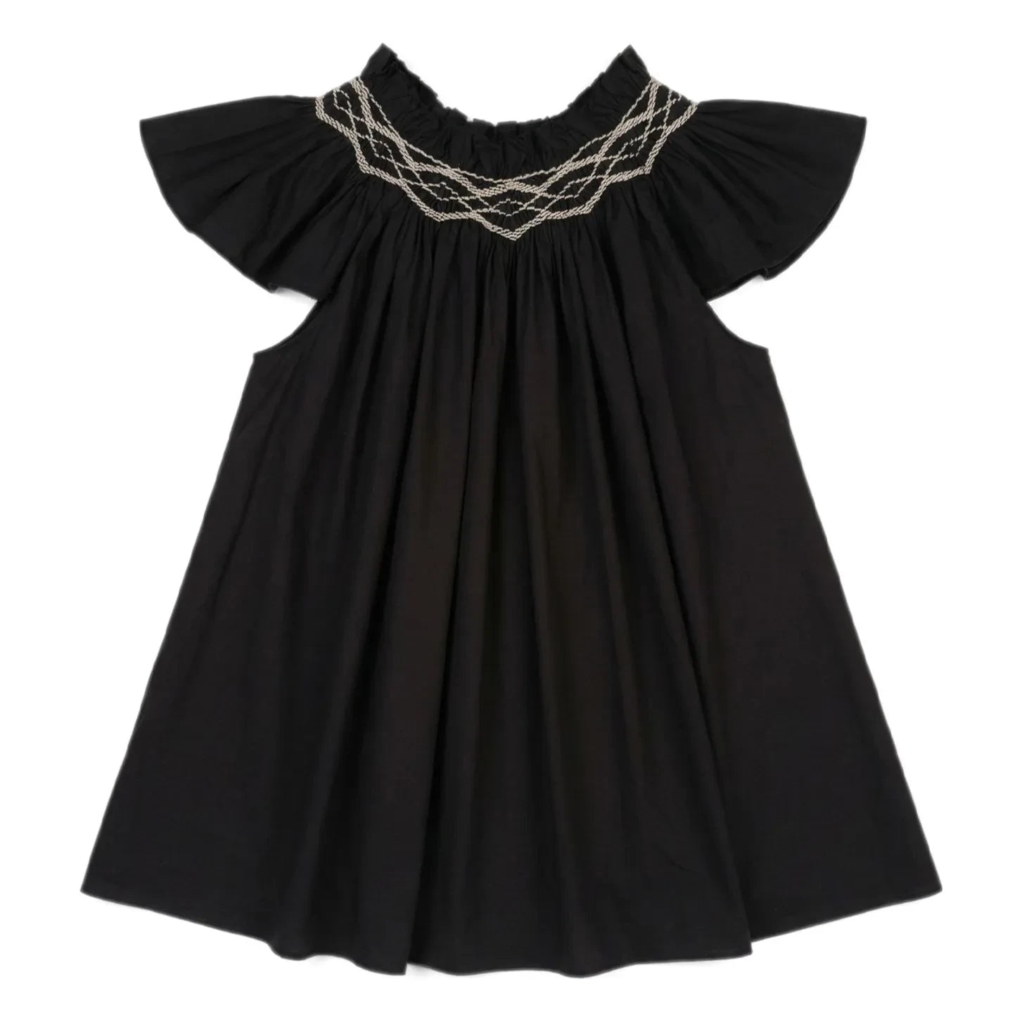 BELLEPIECE - Mykonos Cotton Poplin Top | Black