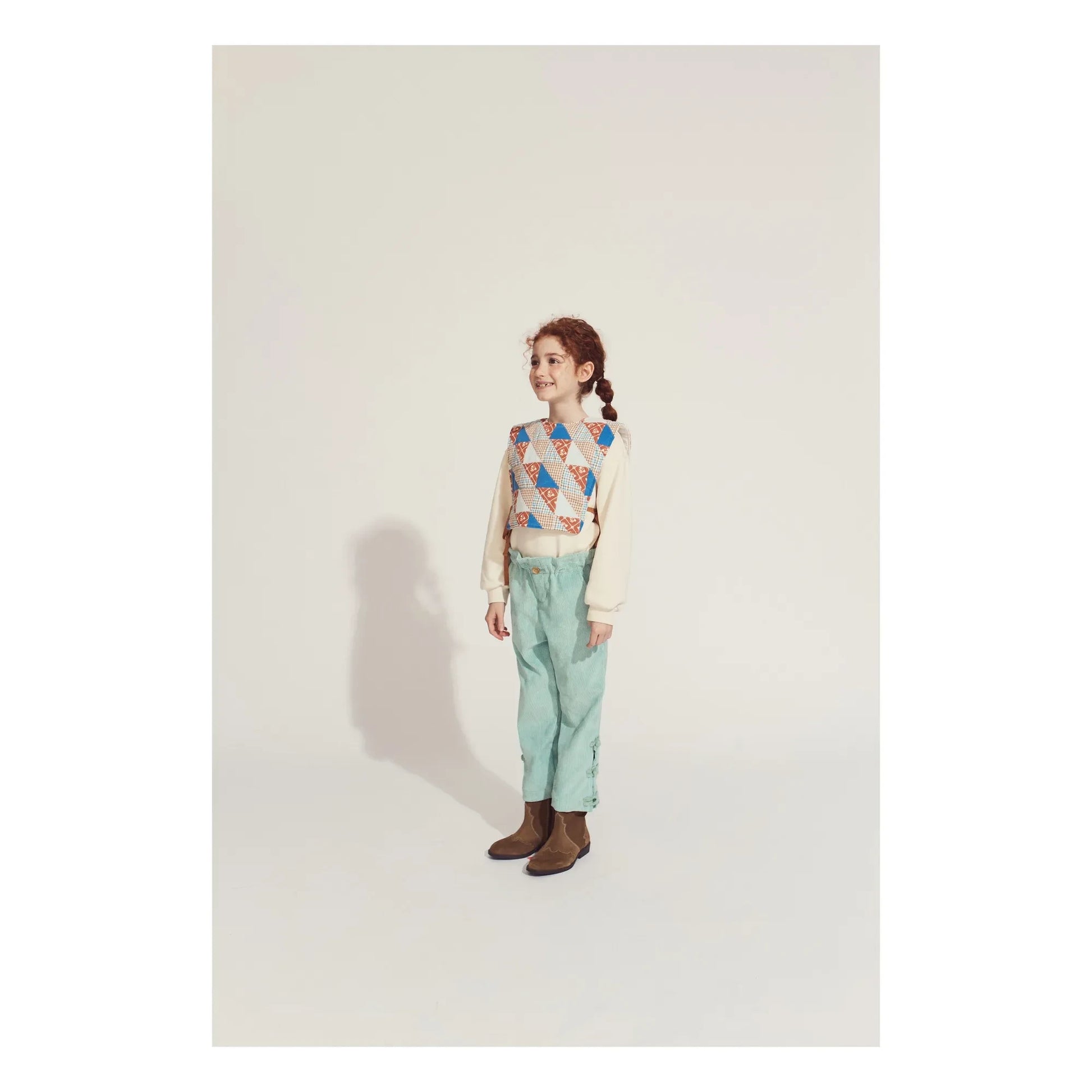 Gingersnaps - Arielle Ruffle Pants | Green water